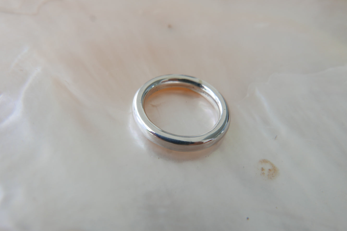 Mix Of Metals Tube Silver 925 Minimal Ring