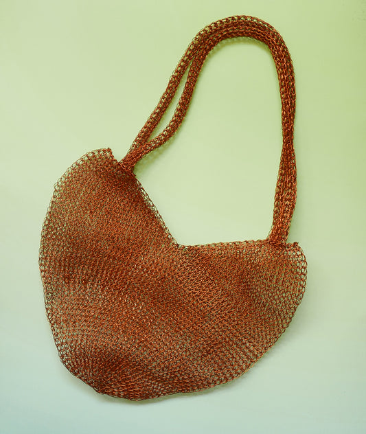 By Sumba Artisans Small Heart Wire Crochet Bag