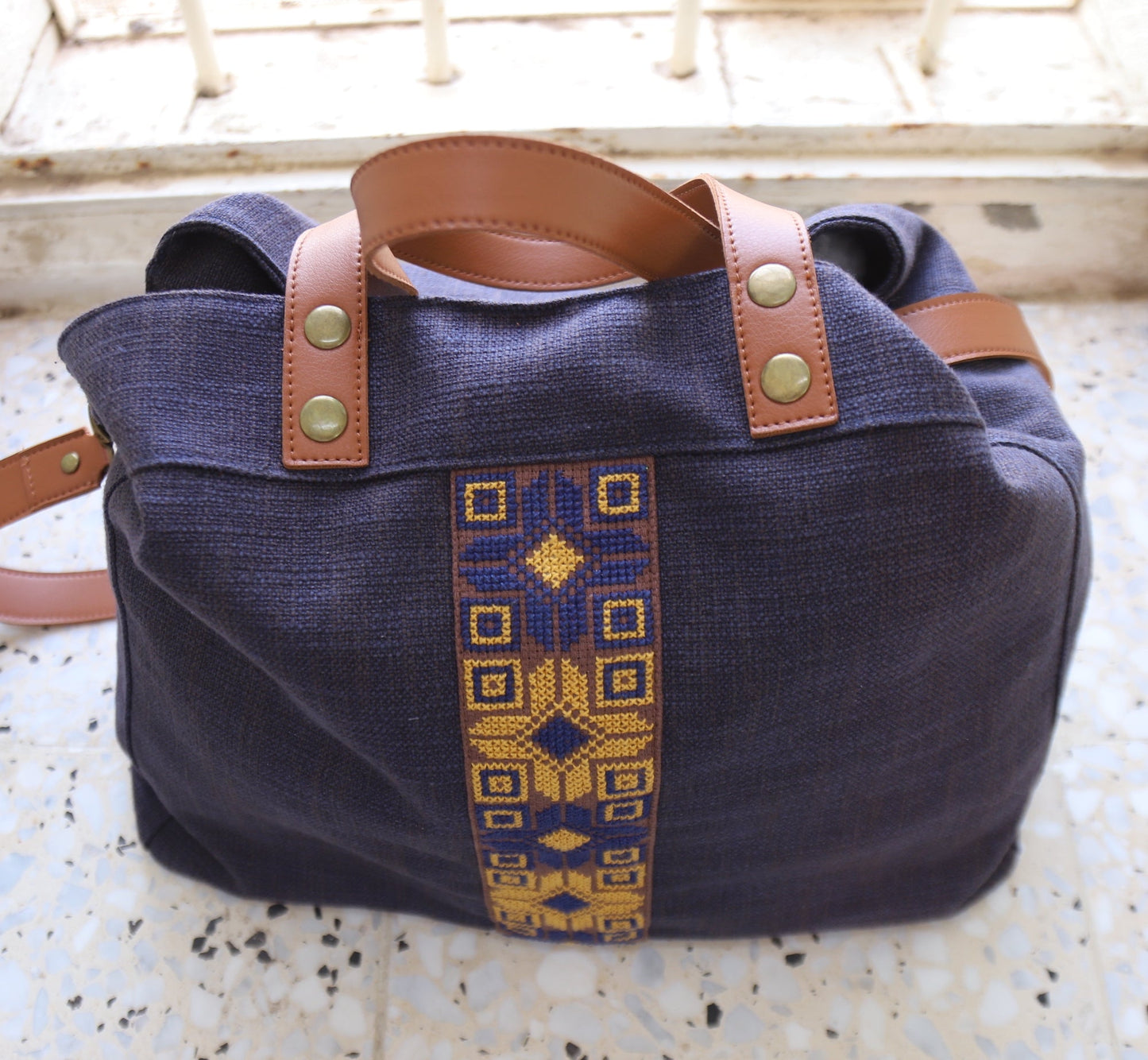 Unisex Canvas Bag - Navy