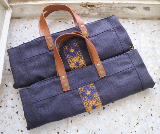 Unisex Canvas Bag - Navy