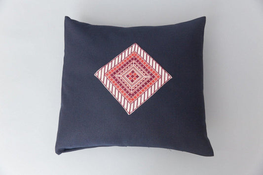 The Diamond Pillow - Blue - Darzah