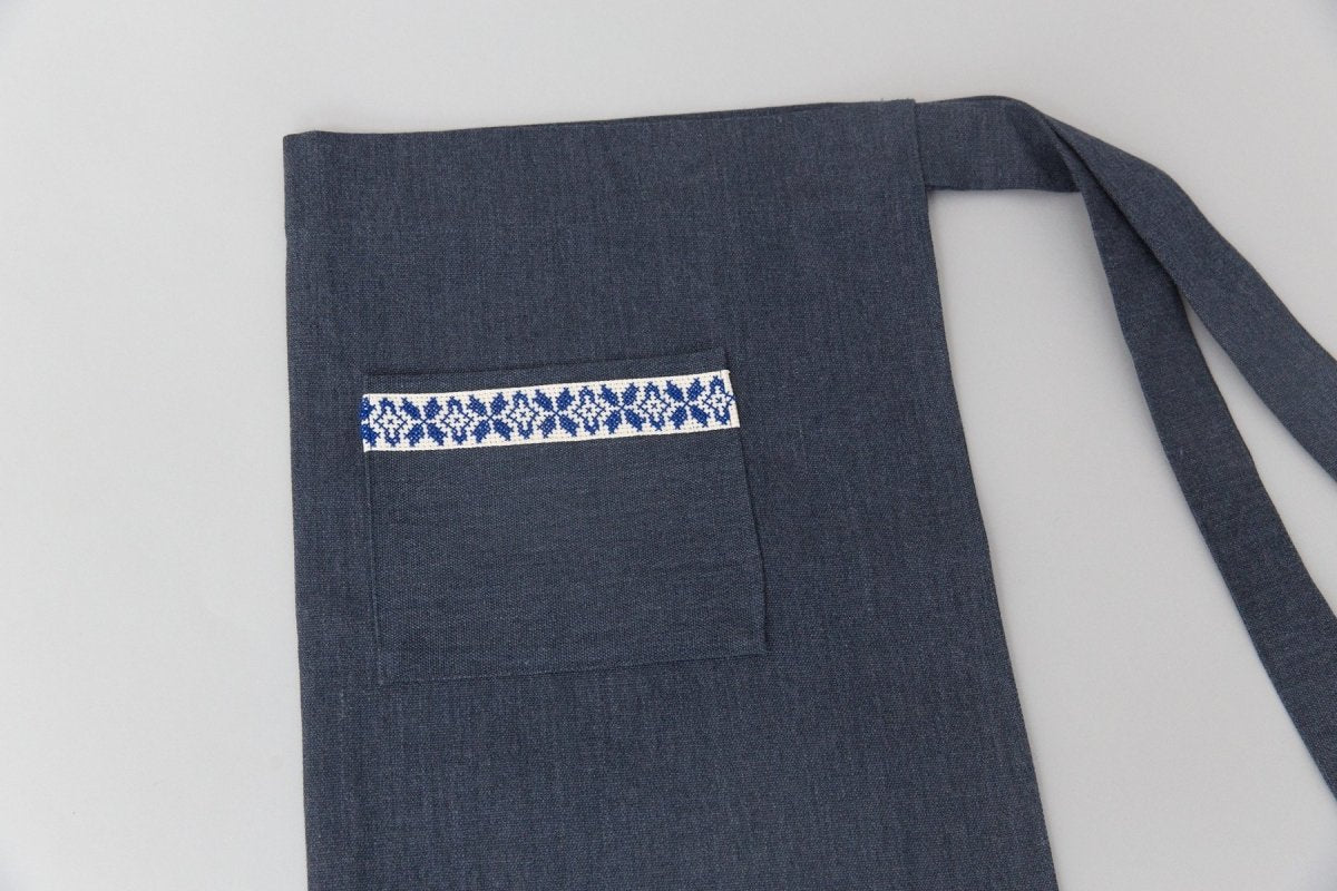 The Tatreez Apron - Blue - Darzah